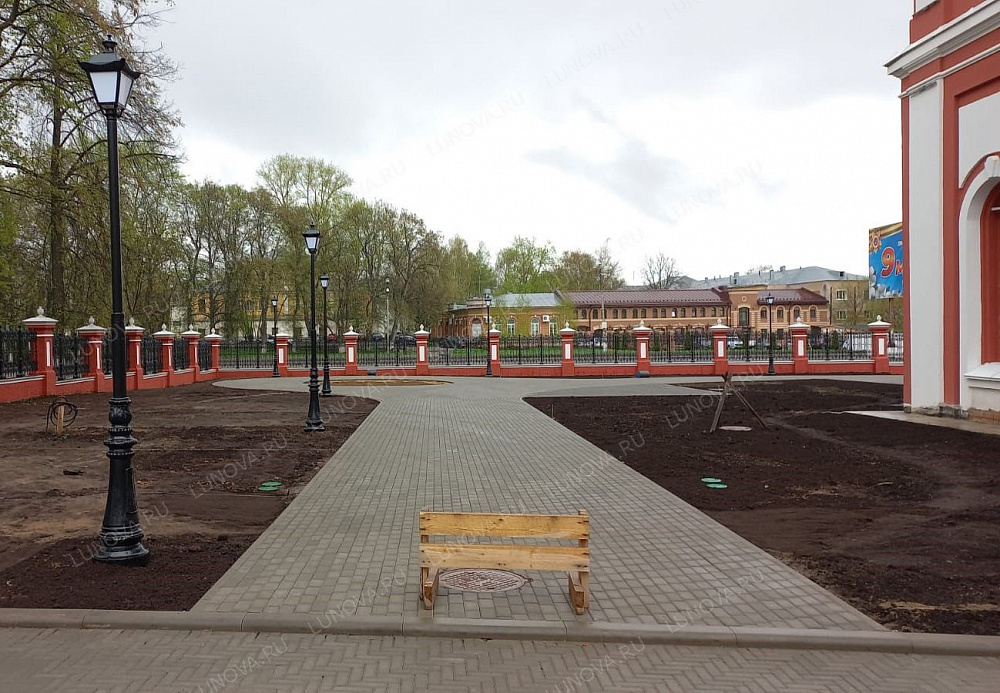 Производство парковых фонарей освещения для Спасского собора в г.Киров.