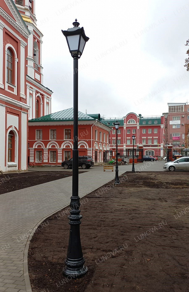 Производство парковых фонарей освещения для Спасского собора в г.Киров.