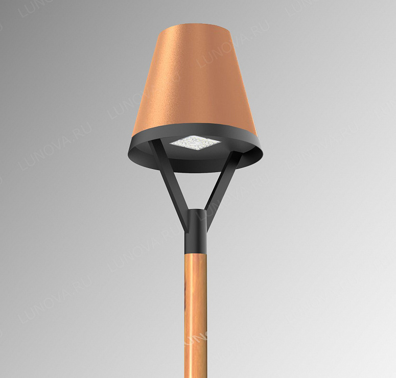 Декоративный парковый фонарь Flip wood деревянный